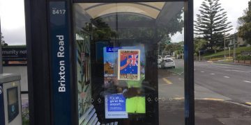 White supremacist poster is ‘vandalism’, Auckland Transport says