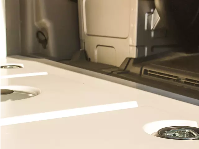 The cubes all attach to a 1.5-inch honeycomb fiberglass floor set which serves as its base. The cubes all attach to a 1.5-inch honeycomb fiberglass floor set which serves as its base.