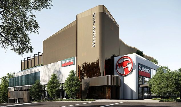 A Bunnings HOTEL: Plans to build 183 room complex on top of bulky goods warehouse