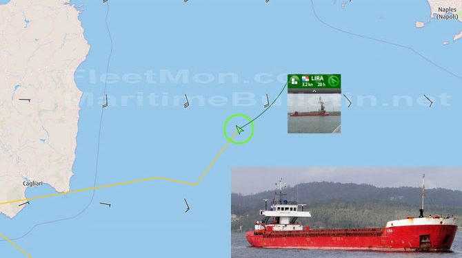 Cargo ship issued distress signal, drifting in W Med UPDATE abandoned – Maritime Bulletin