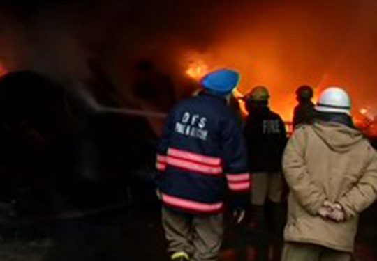 India: Fire engulfs warehouse in Delhi’s Mundka