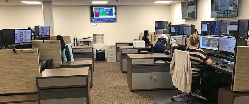 In this file photo dispatchers are shown working in the 911 communications center of the Garland County Department of Emergency Management.
(Submitted photo)
story.lead_photo.caption