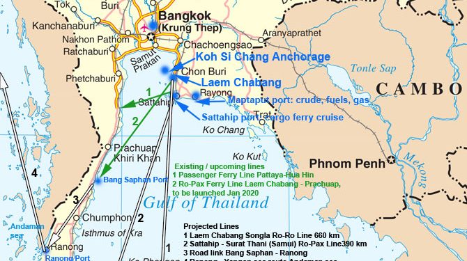 Short-sea routes, Thailand – Maritime Bulletin