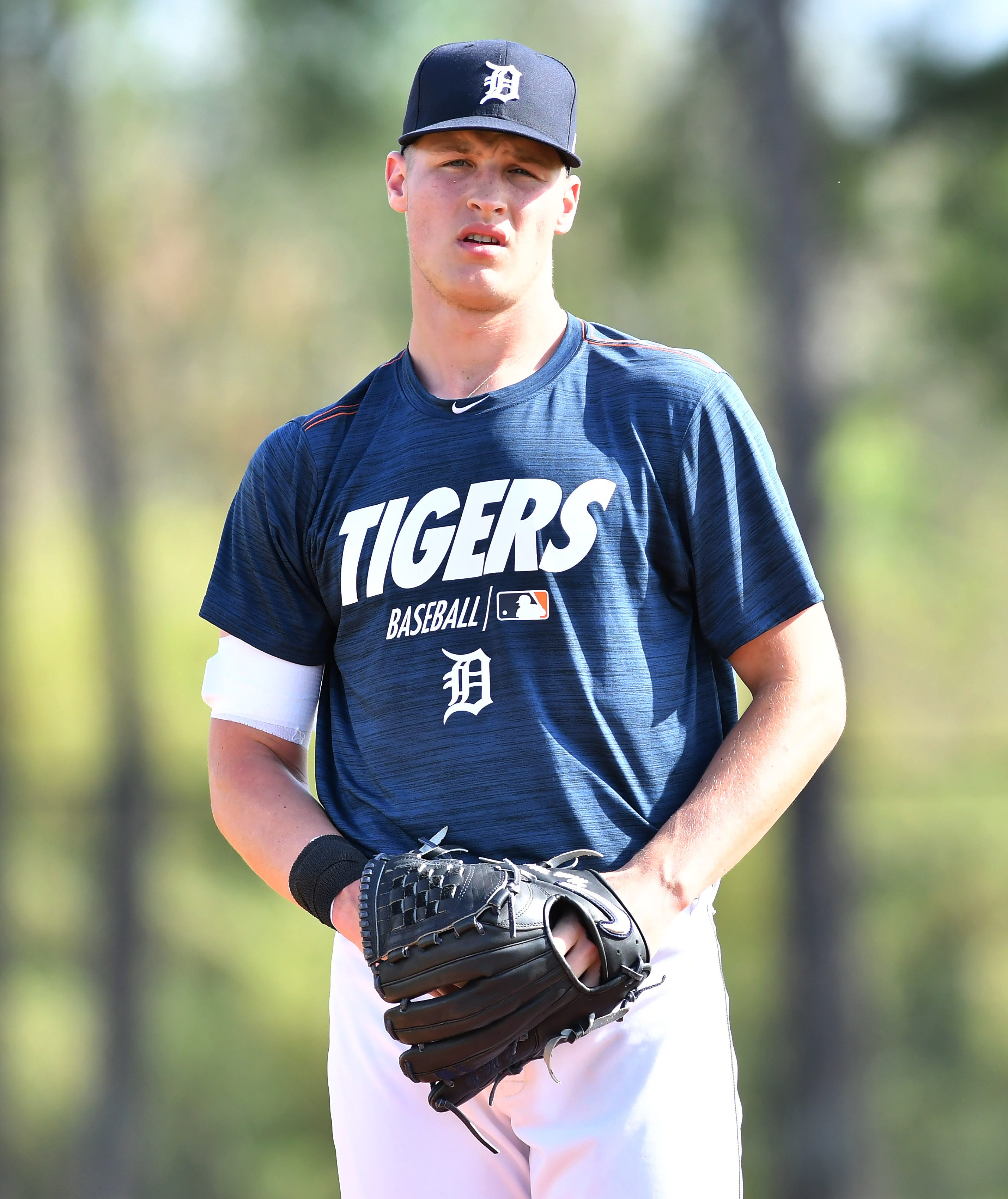 Tigers prospect Matt Manning is one of several young pitchers who could make their Detroit debut this season.