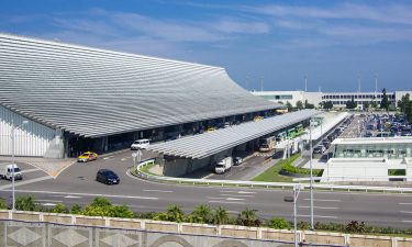 View of Taiwan Taoyuan International Airport terminal