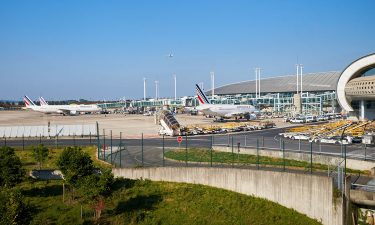 View of Paris Charles de Gaulle Airport airfield