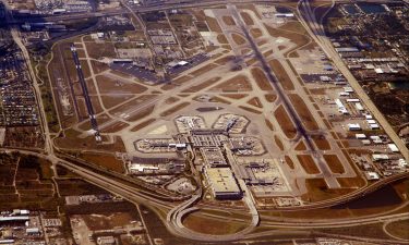 Arial view of Miami International Airport