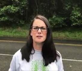 Howell resident Dawn Van Brunt worries the warehouse project will create dangerous traffic for her children.