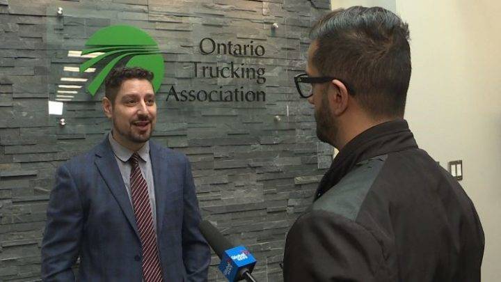Marco Beghetto with the Ontario Trucking Association said he wants to see stiffer penalties for cargo thefts so that there are fewer repeat offenders out on the streets.
