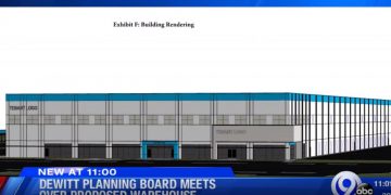 DeWitt planning board meets over proposed warehouse