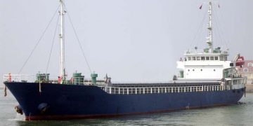 General cargo ship abandoned off Taiwan