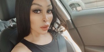Khanyi Mbau showcases Anti-Fake cargo suit while introducing her new dog, Money
