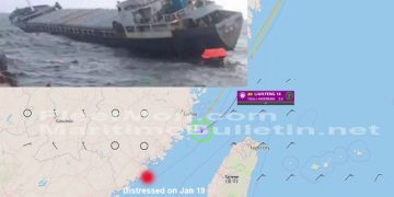 Cargo ship distress, abandoned, Taiwan Strait – Maritime Bulletin