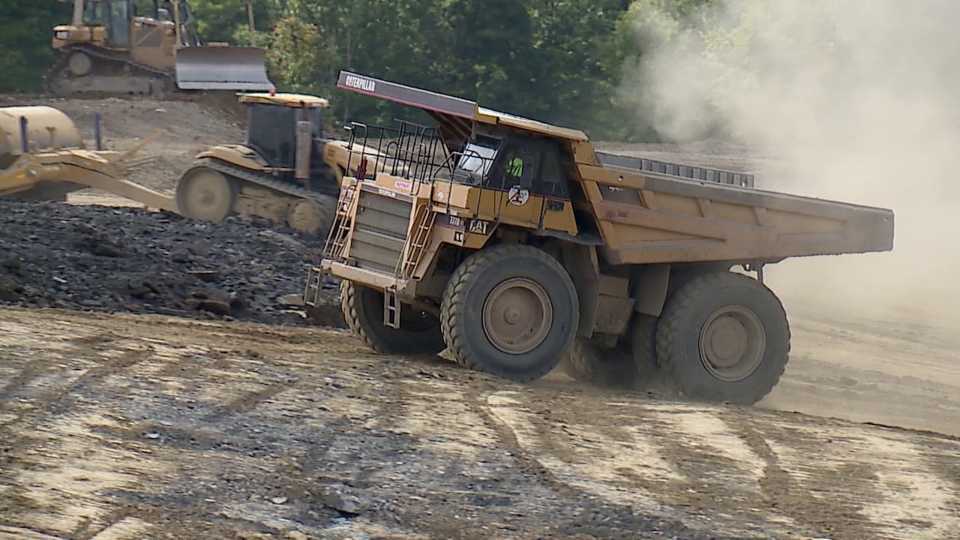 Construction at the Lordstown TJX HomeGoods warehouse site