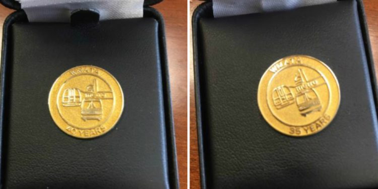 OIG report on WMATA inventory: $87K worth of ‘years of service’ pins never distributed – WJLA