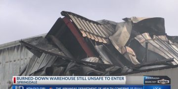 Springdale warehouse still unsafe to enter after fire