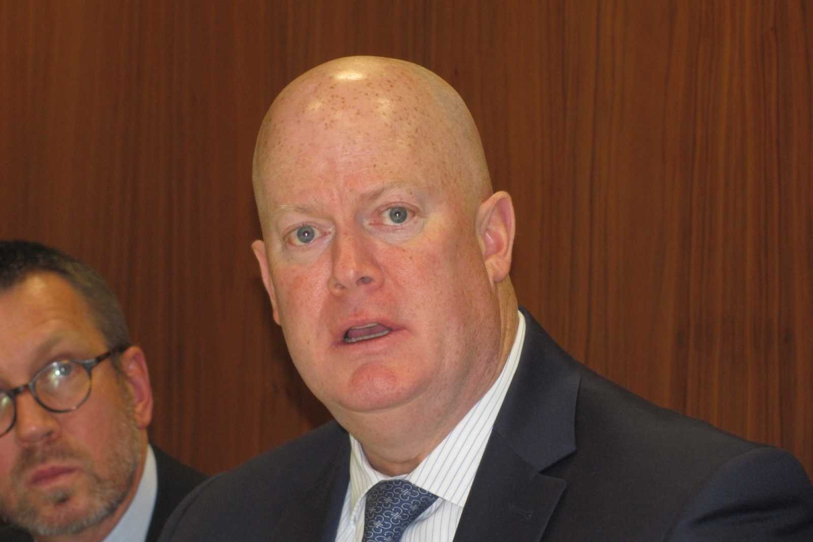 Sean Dalton chair of IUM Is Cargo Committee GPG Pic at IUMI Press conf 11 2 20