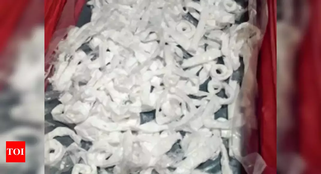 Bengaluru: Drugs worth Rs 5 crore hidden in lace spools seized at KIA cargo complex | Bengaluru News