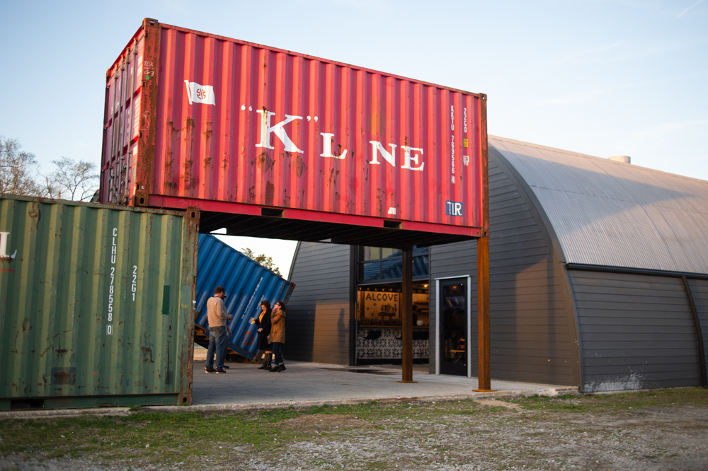 The Alcove Beer Garden is the city's newest craft beer bar and the latest addition to a business incubation project known as the 'Outpost' inside Wilmington's growing Cargo District. (Port City Daily photo/Mark Darrough)