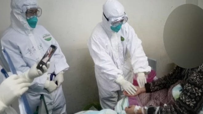 Coronavirus fears trigger a run on masks, gloves and other gear