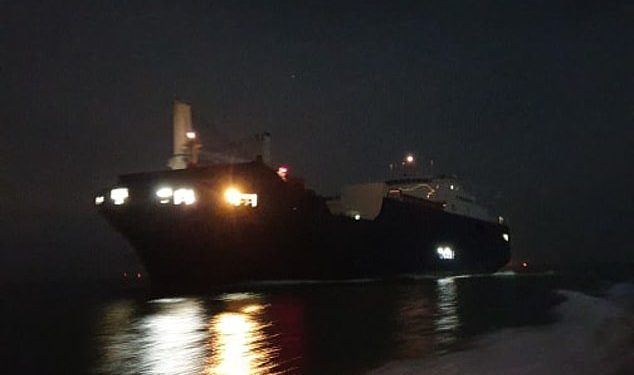 Fury as Saudi Arabian cargo ship stops at Kent port in darkness
