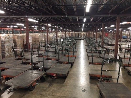 Nutting Warehouse trailers for Grocery Supplier