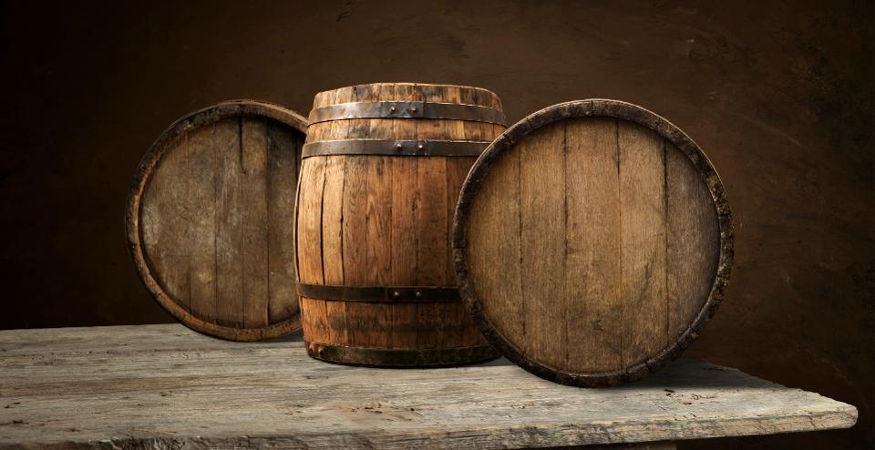 background of barrel