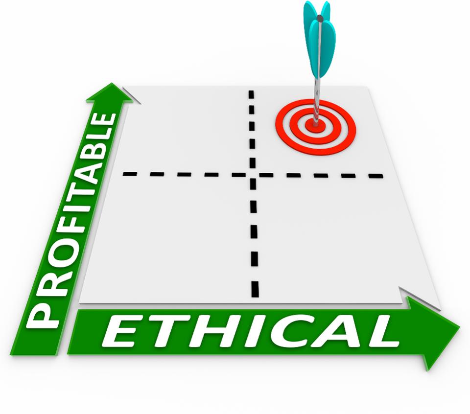 Ethical Vs Profitable Matrix - Ethics and Profits Converge