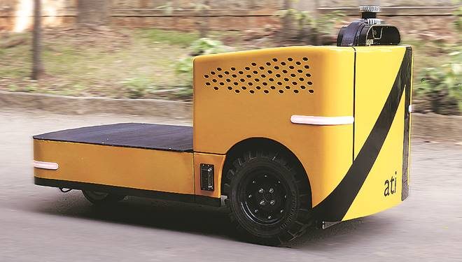 Ati Motors introduces self-driving cargo vehicle for factory floors, warehouses and construction sites