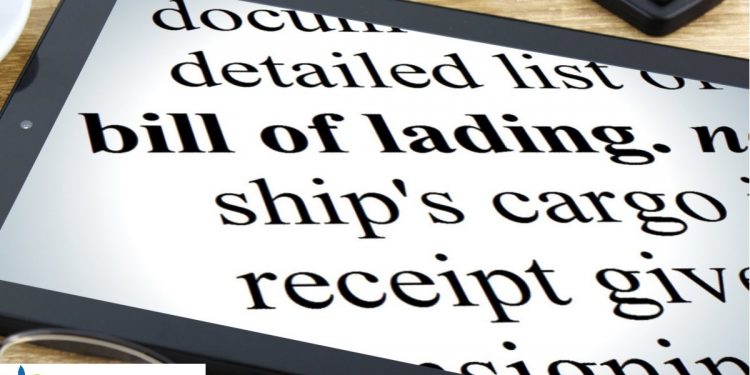 Bill of Lading for Export Shipments