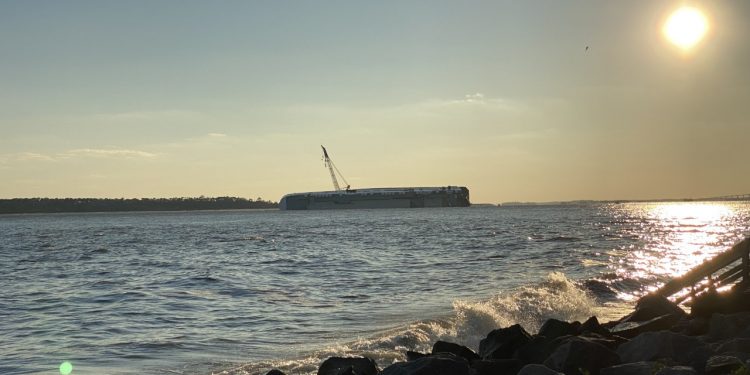Coast Guard officials ‘do not expect an impact’ on environment from cargo ship removal