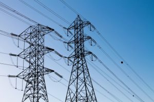 Photo of power lines and towers