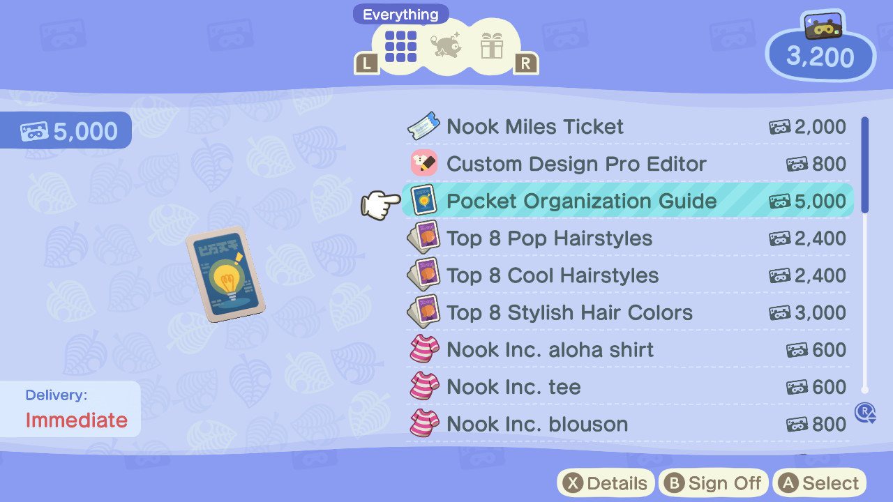 How to increase inventory space - animal crossing: new horizons