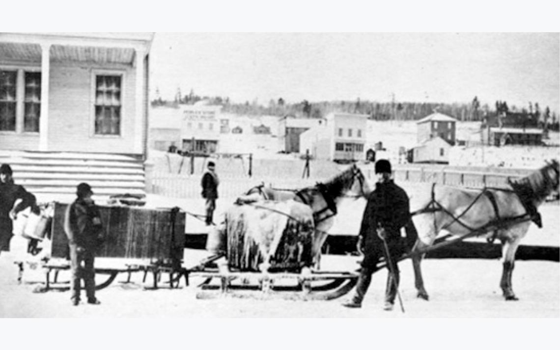 Bernard and Nettie Silberstein, photographed in 1870, the year they arrived in the Zenith City. Bernard became a civic and business leader, and the Silbersteins were among the founders of Temple Emmanuel, Duluth’s first synagogue. (Photo courtesy of Dennis Lamkin and John Niemi)
