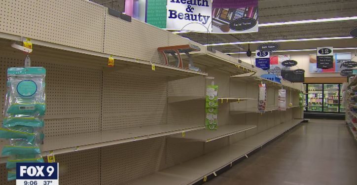 Minnesota grocers say supply chain is strong but hoarders are emptying stores rapidly – FOX 9