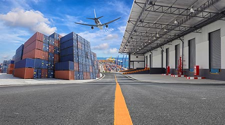 Management logistics of Industrial Container Cargo for Import Export business.