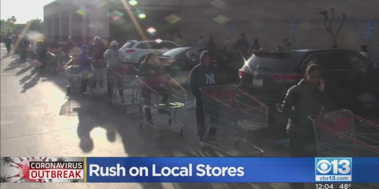 Panic Buyers Clean Out Grocery Stores, Experts Stress Supply Chain Is Healthy – CBS Sacramento