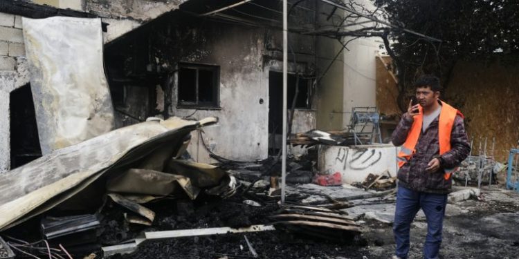 Fire Tears Through Warehouse at Greek Island Refugee Detention Camp