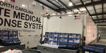 Inside a WakeMed warehouse prepared to respond to disease outbreaks, other disasters