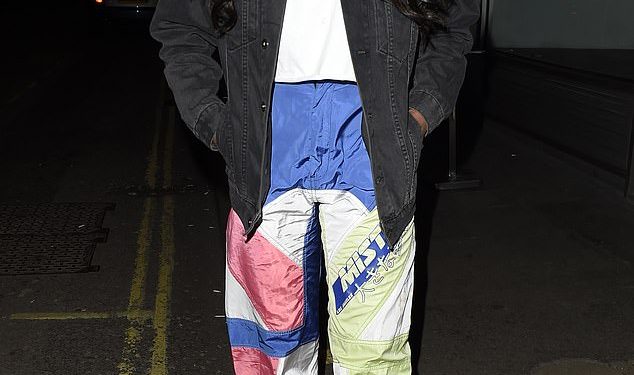 Love Island’s Samira Mighty turns heads in shiny cargo trousers and black denim jacket