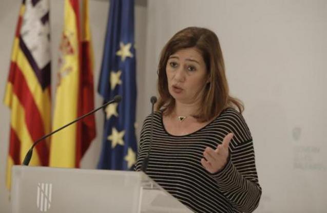 Francina Armengol, President of the Government of the Balearic Islands.