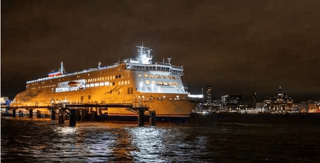 Stena Edda goes into service on Irish Sea