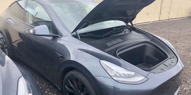 Tesla Model Y Photo Gallery Shows Huge Trunk & Frunk Cargo Space