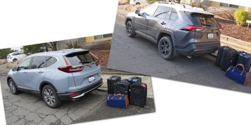 2020 Honda CR-V vs 2020 Toyota RAV4 Cargo Comparison | How much fits in the trunk?