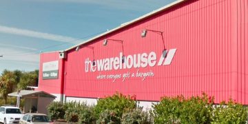 The Warehouse selling clothing as essential items