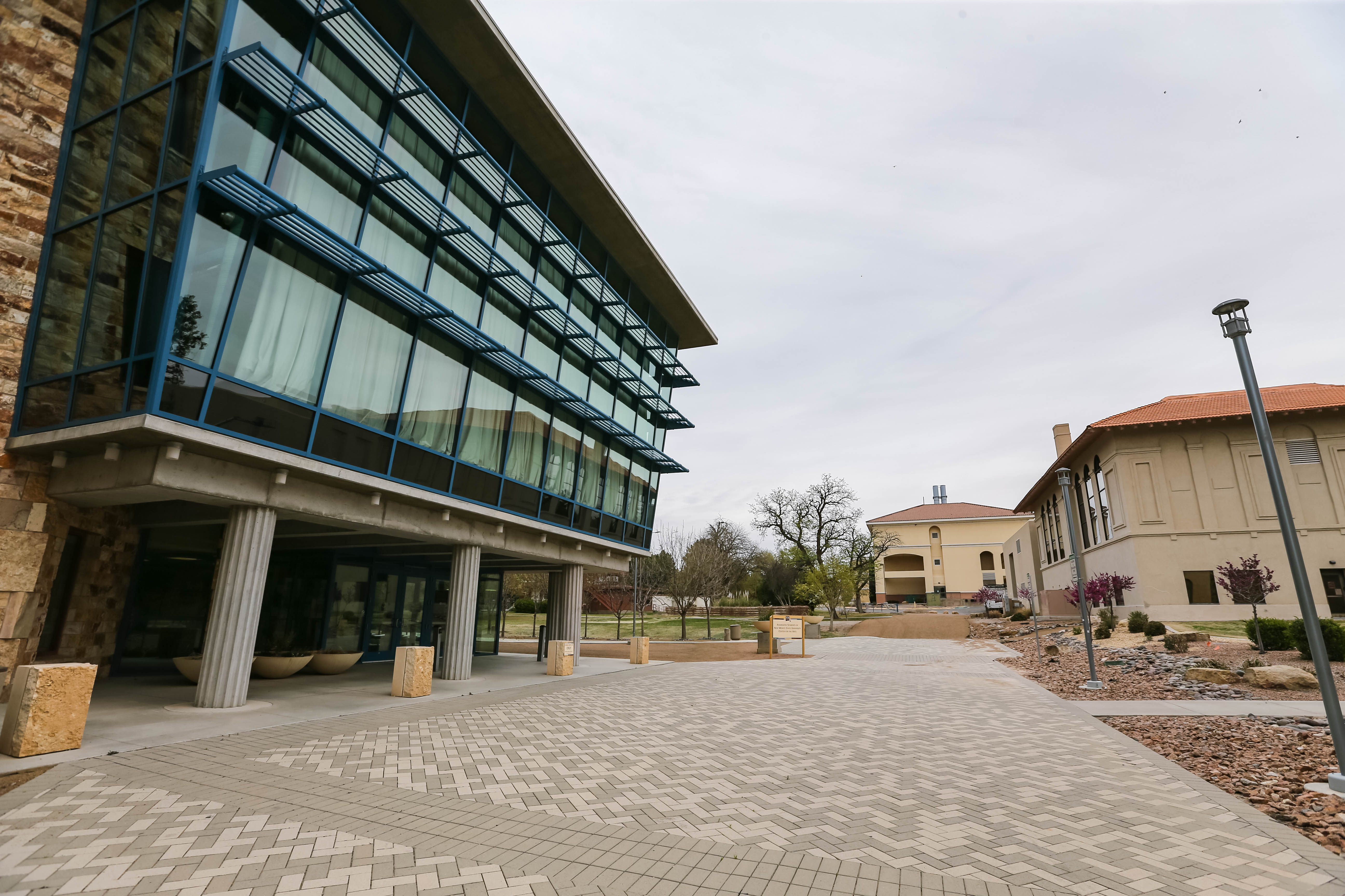 New Mexico State University's Las Cruces campus sits empty on Thursday, March 26, 2020, as the university prepares to move all instruction online by March 30.