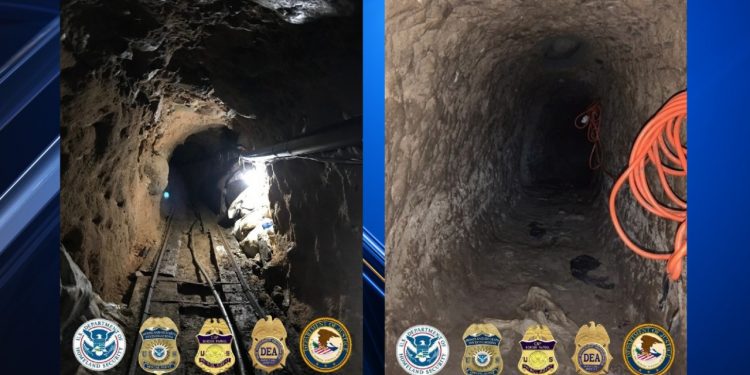 Feds find smuggling tunnel running from Mexico to San Diego warehouse